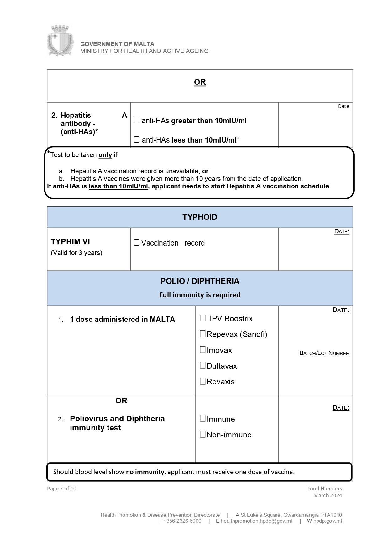 Malta Form A5 Page 7